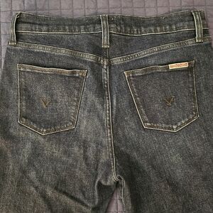 Hudson Jeans High-Rise Flare in Dark Blue